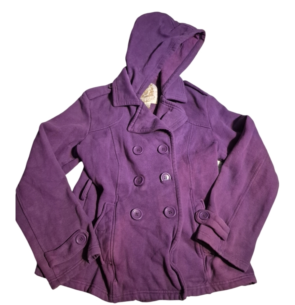 WetSeal Purple Hooded Jacket